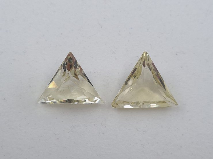 il fullxfull.3168149352 o1sk scaled Light Yellow Citrine Faceted Triangle Gemstones in 19mm for Jewellery Making