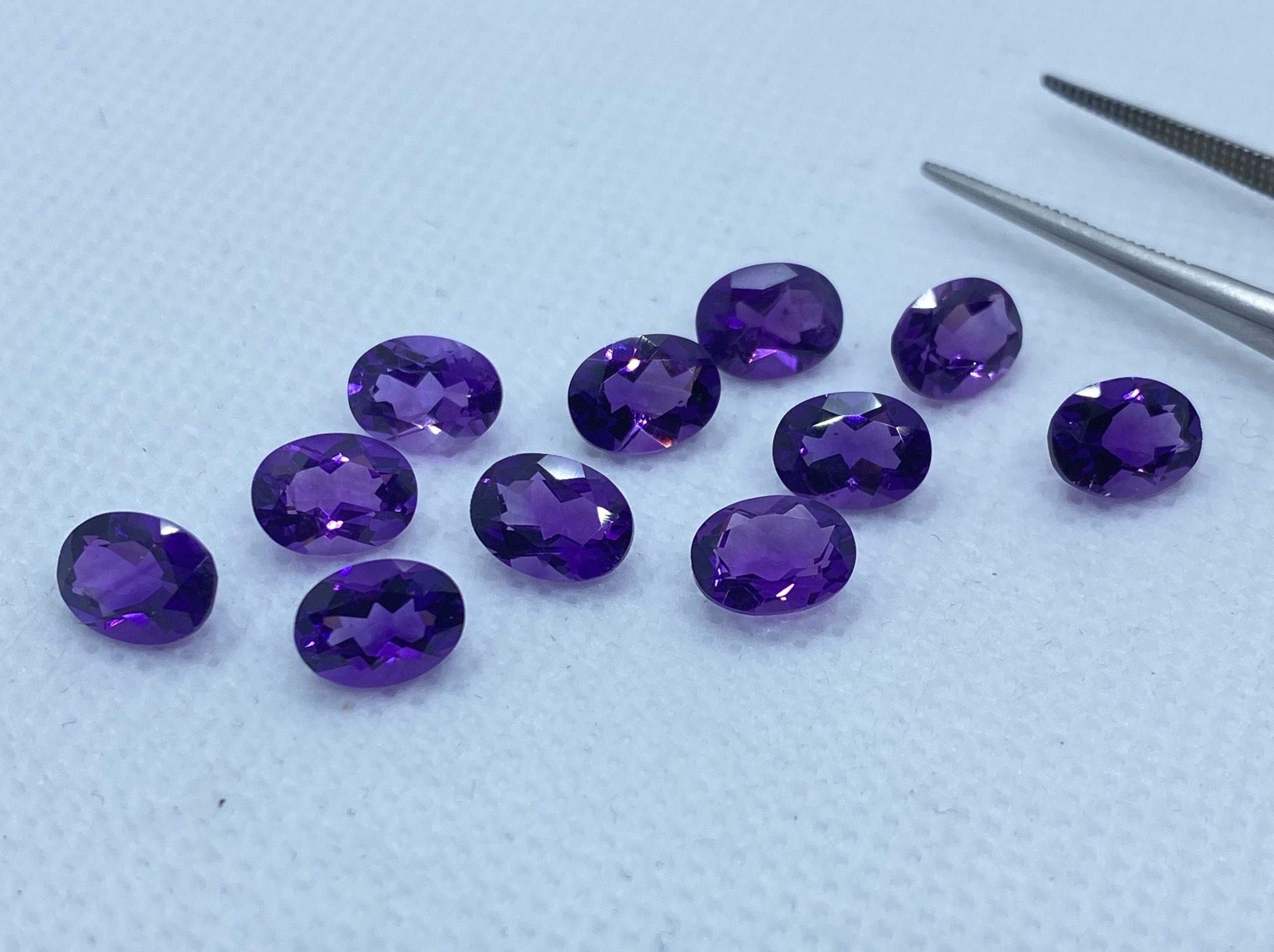 il fullxfull.3168865917 4eok scaled Amethyst (African) Faceted Oval First Quality in Assorted Sizes from 4x3mm to 20x15mm