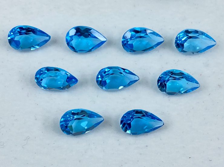 il fullxfull.3168912929 szyj scaled Swiss Blue Topaz Faceted Pear Shape Loose Gemstones in 5x3mm, 6x4mm, 9x6mm & 12x8mm for Jewellery Making