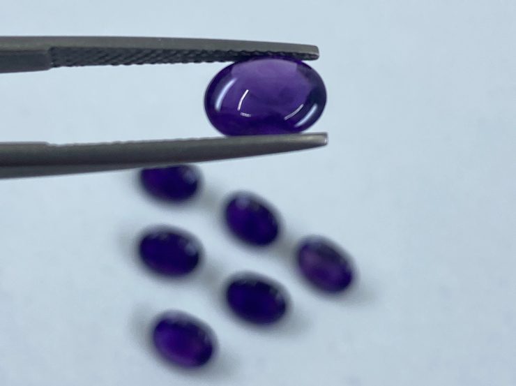 il fullxfull.3171964823 m8hi scaled Amethyst (African) Buff Top Oval Loose Gemstones in Assorted Sizes Ranging from 7x5mm to 12X10mm for Jewellery Making