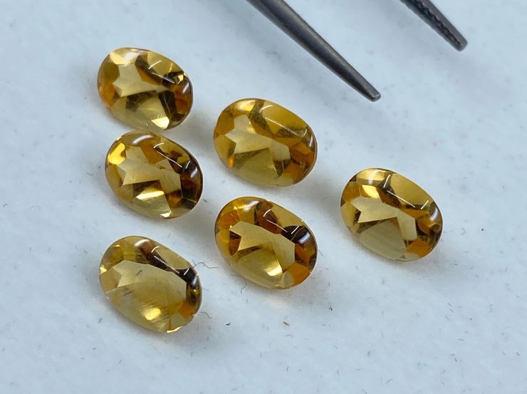 il fullxfull.3171979999 kf89 scaled Citrine (Brazil) Buff Top Oval Loose Gemstones in Assorted Sizes Ranging from 8x6mm to 10x8mm for Jewellery Making