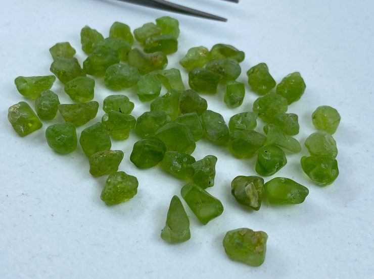 il fullxfull.3173831781 13d8 scaled Rough Peridot (American) 6-8mm Raw Gemstones Sold in Lots of 10 to 100 - For Gemstone Faceting, Jewellery Making & Healing