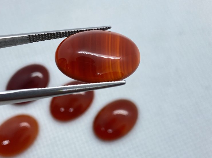 il fullxfull.3175274330 md4v scaled Carnelian Cabochon Oval Shape Loose Gemstones in Assorted Sizes from 6x4mm to 40x30mm for Jewellery Making