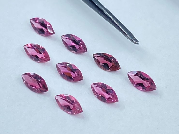 il fullxfull.3175513284 g9m2 scaled Pink Tourmaline Faceted Marquise Shape Gemstones in 4x2mm, 5x2.5mm and 6x3mm for Jewellery Making