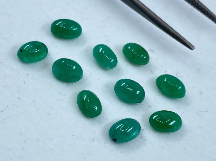 il fullxfull.3175841697 gtfc scaled Emerald Cabochon Oval Shape Loose Gemstones in 4x3mm, 5x3mm, 5x4mm & 6x4mm for Jewellery Making