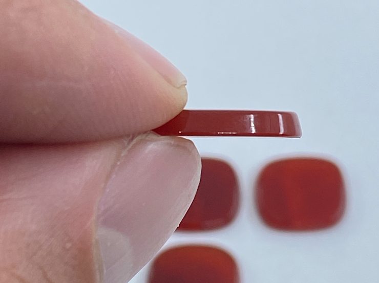 il fullxfull.3177101402 s5zq scaled Flat Red Carnelian SBBT Antique Shape Gemstones in Assorted Sizes from 6x4mm to 14x12mm for Jewellery Making