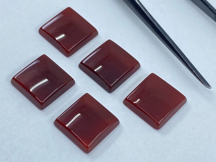 il fullxfull.3177525848 m1o2 scaled Flat Red Carnelian SBBT Square Shape Gemstones in 6mm for Jewellery Making