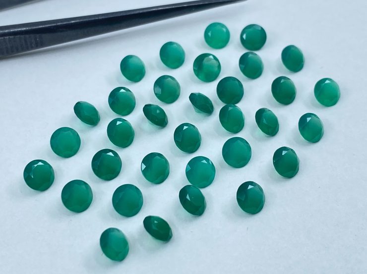 il fullxfull.3177569322 egrf scaled Green Agate Faceted Round Shape Gemstones in Assorted Sizes from 1.25mm to 6mm for Jewellery Making