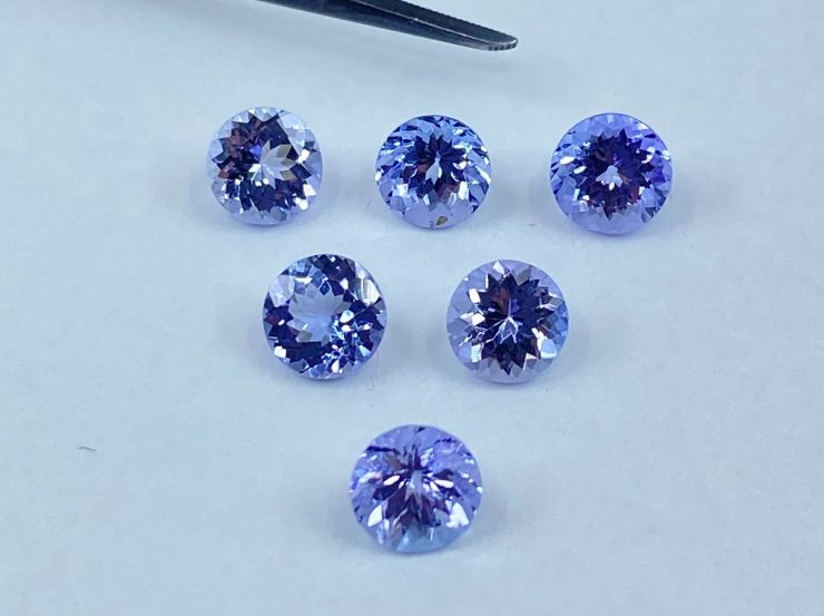 il fullxfull.3177761760 niff scaled Tanzanite Faceted Round shape Loose Gemstones in Assorted Sizes from 2.25mm to 6mm for Jewellery Making