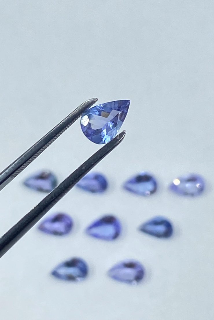 il fullxfull.3177775824 fb73 scaled Tanzanite Faceted Pear Shape Loose Gemstones in 5x3mm, 6x4mm and 7x5mm for Jewellery Making