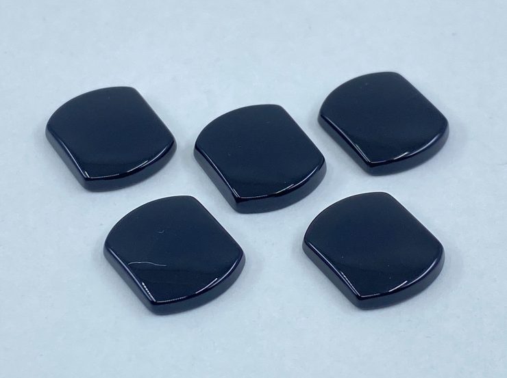 il fullxfull.3179380930 kqv4 scaled Flat Black Onyx Short Rounded Rectangle (Short Bottle) SBBT Gemstones in 7x5mm, 8x6mm and 12x10mm for Jewellery Making