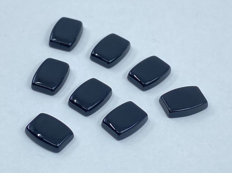 il fullxfull.3179389580 dzfc 1 scaled Flat Black Onyx Long Rounded Rectangle (Long Bottle) SBBT Gemstones in Assorted Sizes from 6x4mm to 10x8mm for Jewellery Making