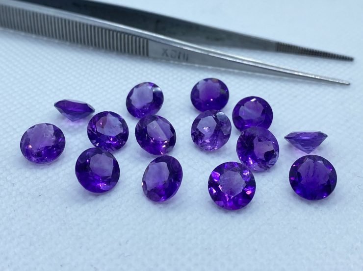 il fullxfull.3181289616 3r4z scaled Amethyst (African) Second Quality Round Shape Loose Gemstones in Assorted Sizes from 1.75mm to 12mm for Jewellery Making