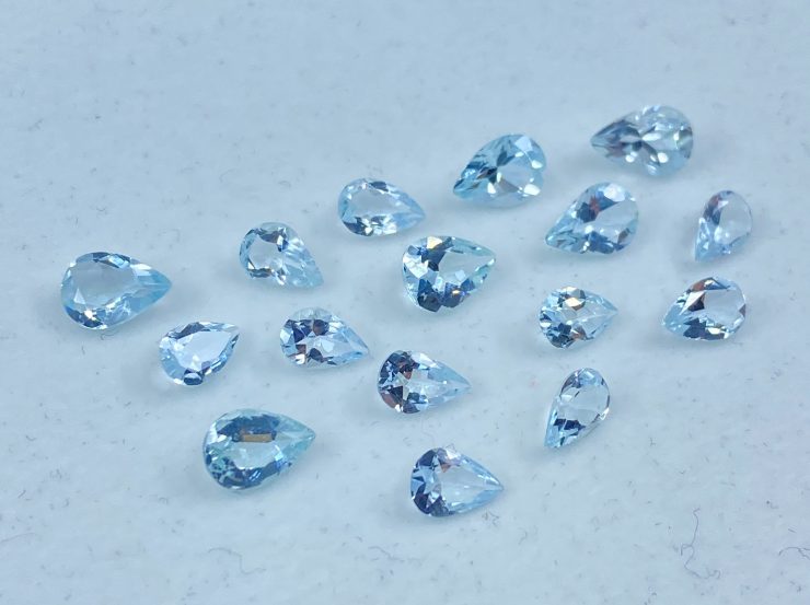 il fullxfull.3184844153 l2ep scaled Aquamarine Commercial Quality Faceted Pear Shape Loose Gemstones In 6x4mm & 7x5mm For Jewellery Making