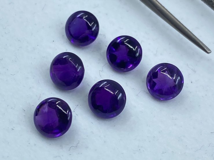 il fullxfull.3185920169 5899 scaled Amethyst (African) First Quality Buff Top Round Loose Gemstones in 6mm, 7mm, 8mm & 10mm for Jewellery Making