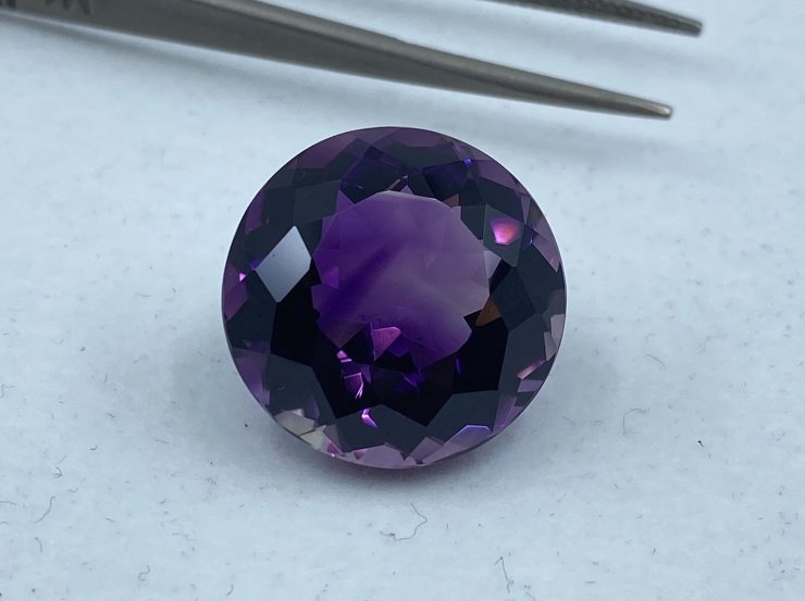 il fullxfull.3185932623 9w38 scaled 24.19 cts Brazilian Amethyst Natural Faceted Large Round Shape Loose Gemstone in 18mm for Jewellery Making