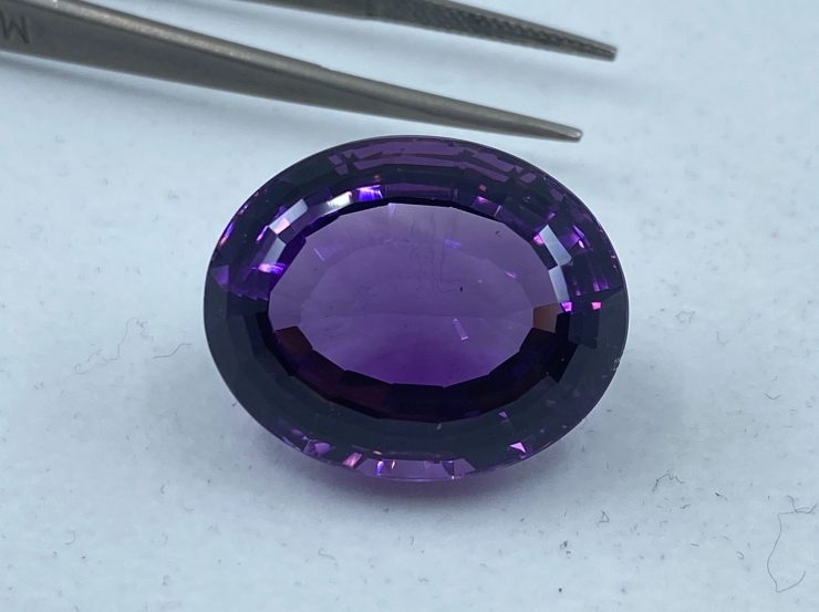 il fullxfull.3185950531 66z2 scaled 37.68cts Brazilian Amethyst Natural Faceted Large Oval Shape Loose Gemstone For Jewellery Making 23x19.4mm