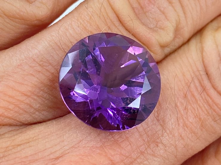 il fullxfull.3185953981 8mpd scaled 18.70 cts Brazilian Amethyst Natural Faceted 18mm Round Shape Single Gemstone For Jewellery Making