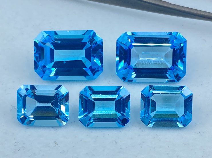 il fullxfull.3186212357 dvs1 scaled Sky Blue Topaz Faceted Octagon Shape Loose Gemstones in Assorted Sizes Ranging from 4x2mm to 18x13mm for Jewellery Making