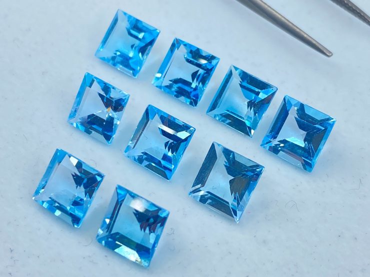 il fullxfull.3186216397 7z53 scaled Sky Blue Topaz Faceted Square Shape Loose Gemstones in Assorted Sizes Ranging from 2mm to 10mm for Jewellery Making