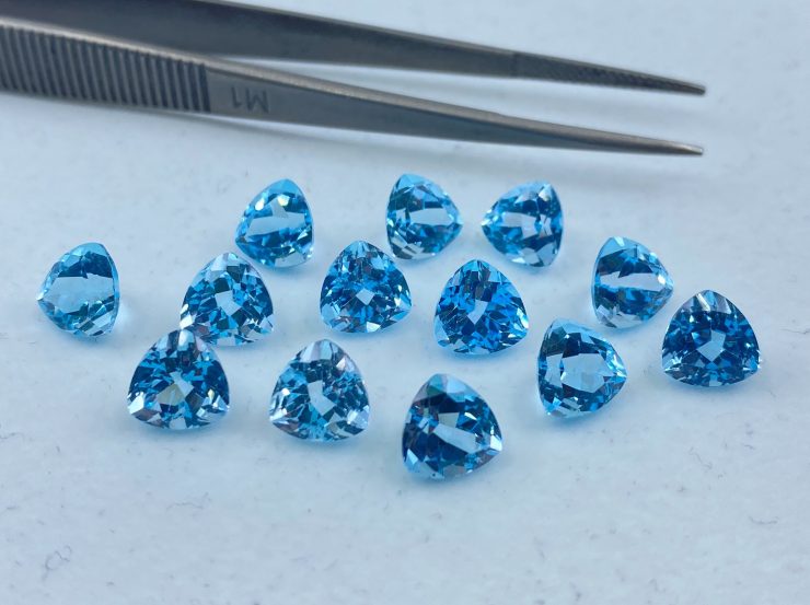 il fullxfull.3186222313 nnj7 scaled Sky Blue Topaz Faceted Trillion Shape Loose Gemstones In 6mm, 7mm & 10mm For Jewellery Making