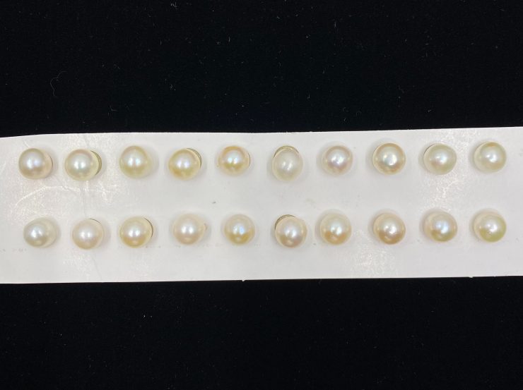 il fullxfull.3188158375 cv9p scaled White Cultured Pearls (Japan) 3/4 Cut Half Drilled Loose Beads in Sizes From 3mm to 9mm For Jewellery Making (NOT freshwater pearls)