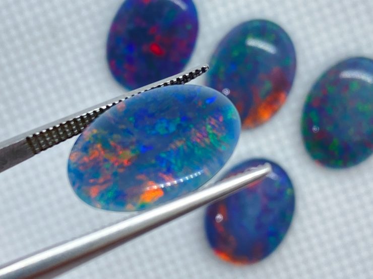 il fullxfull.3189747334 o1lr scaled Opal Triplet Oval Shape Cabochon Loose Gemstones in a Range of Sizes From 6x4mm up to 20x15mm for Jewellery Making