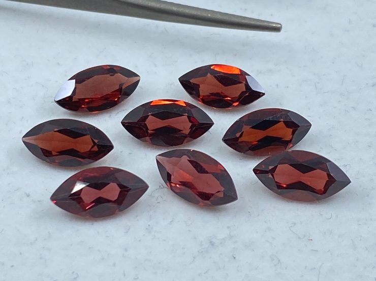 il fullxfull.3193679885 tm29 scaled Garnet (Mozambique) Faceted Marquise Loose Gemstones In Sizes Ranging From 4x2mm To 21x7mm For Jewellery Making