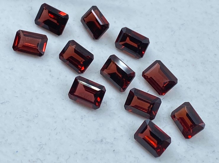 il fullxfull.3193682183 c32r scaled Garnet (Mozambique) Faceted Octagon Loose Gemstones In Sizes Ranging From 5x2.5mm to 10x8mm For Jewellery Making