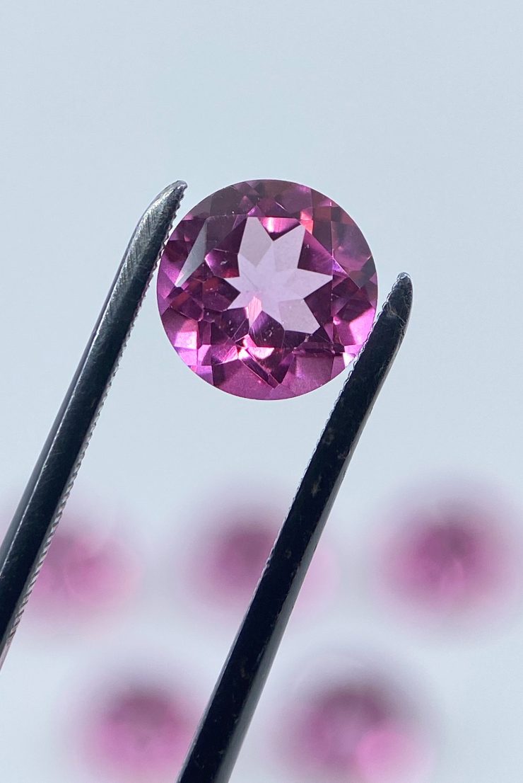 il fullxfull.3194819562 kbva scaled Pink Topaz Faceted Round Shape Loose Gemstones in Assorted Sizes from 2.25mm to 3.75mm For Jewellery Making