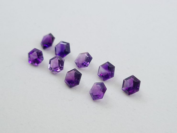 il fullxfull.3204016259 eeb7 scaled Amethyst (African) Faceted Hexagon Shape Loose Gemstones First Quality in 5mm & 6mm for Jewellery Making