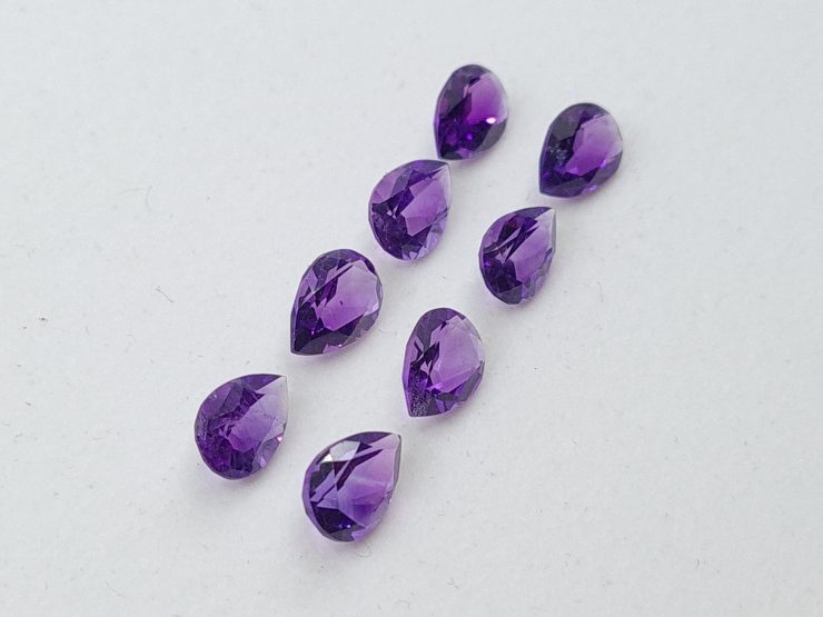 il fullxfull.3206875109 7u4w scaled Amethyst (African) Faceted Pear Gems First Quality in Assorted Sizes from 4x3mm to 15x6mm