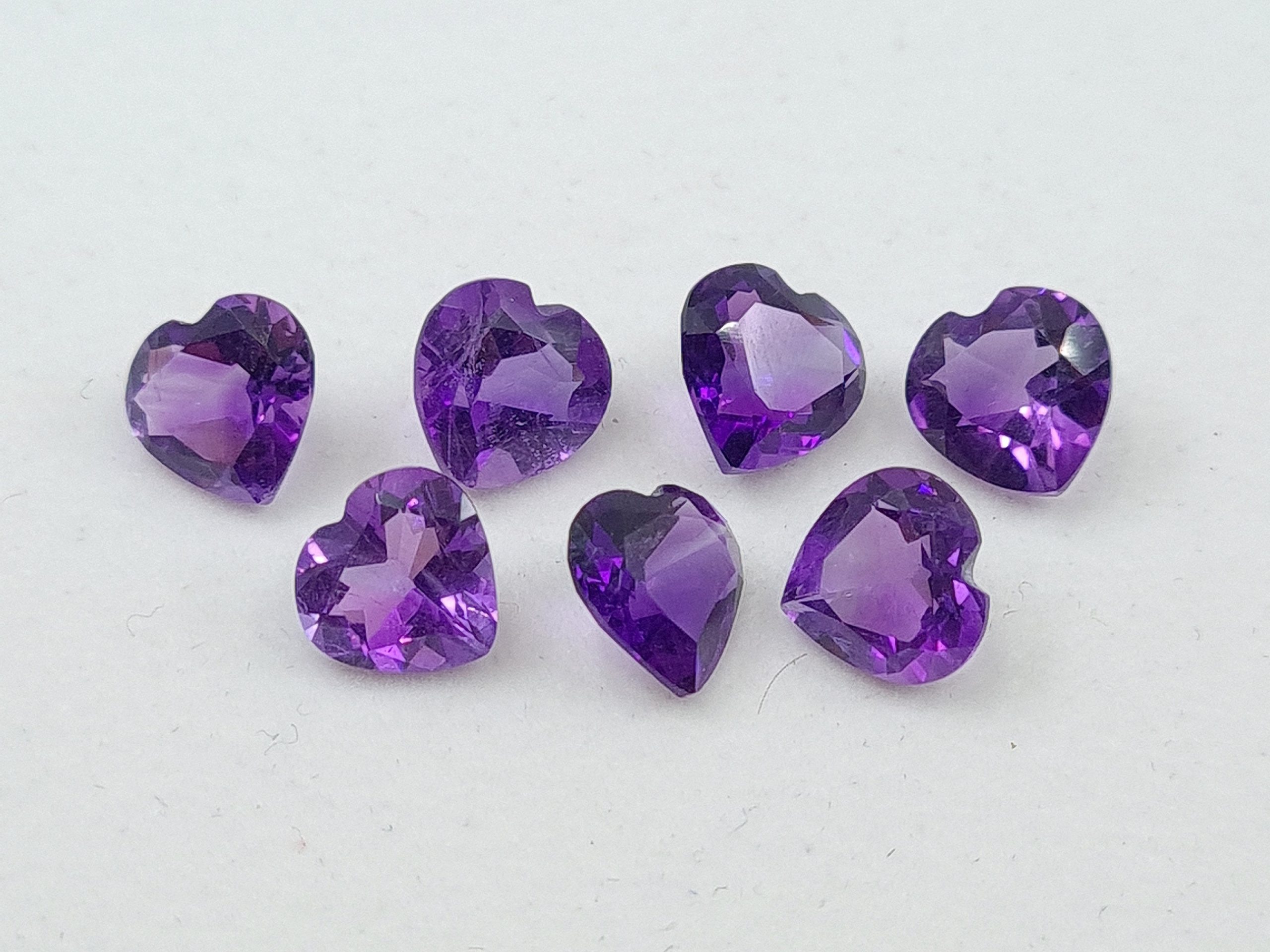 il fullxfull.3206892399 pj04 scaled Amethyst (African) Faceted Heart Shape Loose Gemstones in Assorted Sizes from 4mm to 8mm for Jewellery Making