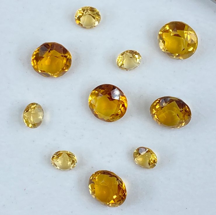 il fullxfull.3206985481 jeq1 scaled Citrine (Brazil) Natural Faceted Round Gemstones in Assorted Sizes Ranging from 1.5mm to 12mm for Jewellery Making