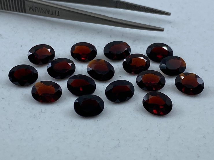 il fullxfull.3207200037 5mid scaled Garnet (Thai) Faceted Oval Loose Gemstones in Assorted Sizes ranging from 4x3mm to 18x13mm for Jewellery Making