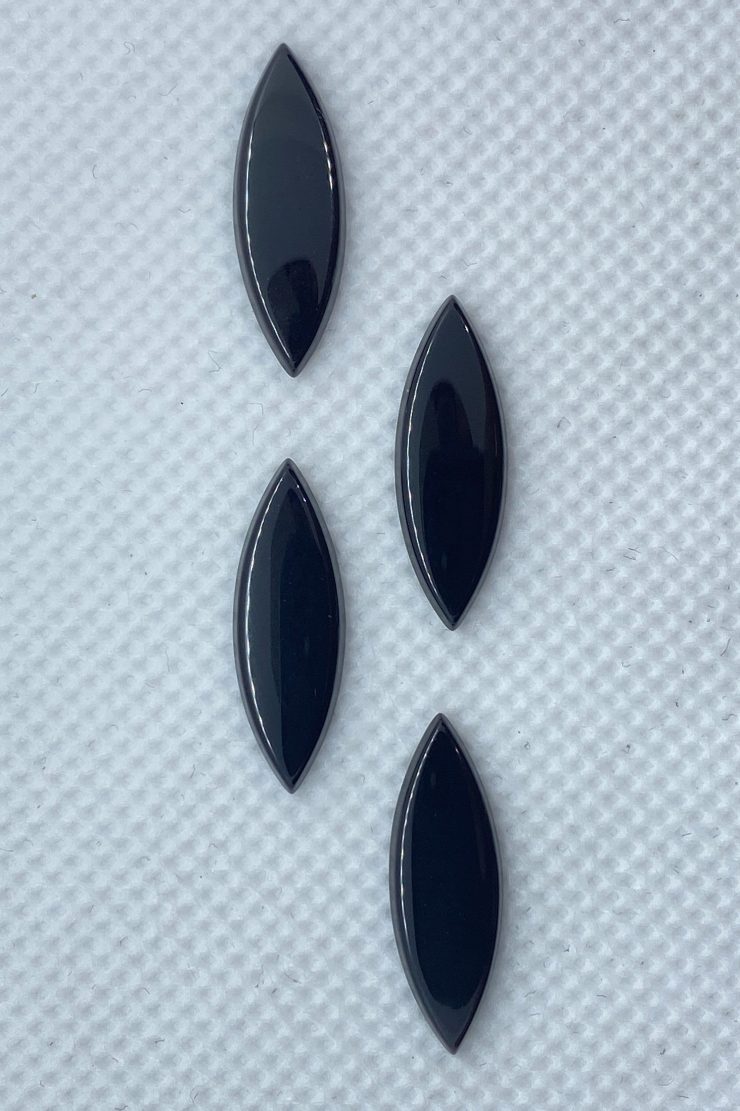 il fullxfull.3208828425 a8ku scaled Onyx Flat Marquise Loose Gemstones In 21x7mm For Jewellery Making - 10 or 30 Pieces