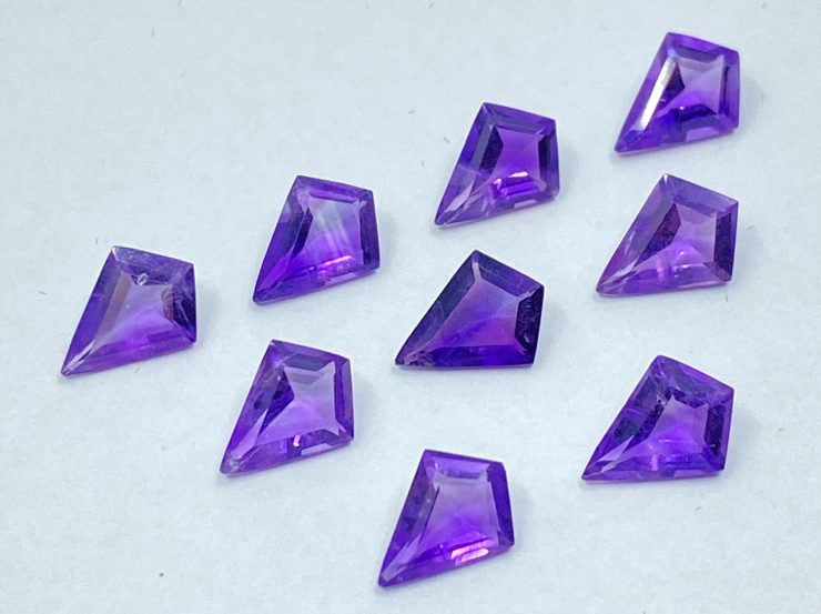 il fullxfull.3208884821 icd1 scaled Amethyst (African) Faceted Kite Shape Loose Gemstones First Quality in 8x6mm For Jewellery Making