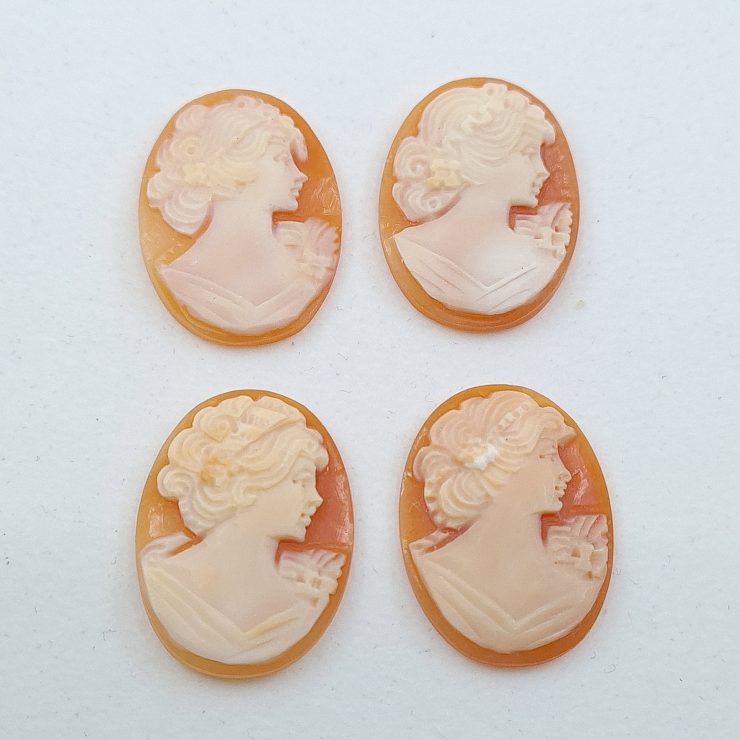 il fullxfull.3211717707 8uv5 scaled Coral (Italy) Cameo Oval Gemstones in Assorted Sizes from 6x4mm to 45x35mm for Jewellery Making