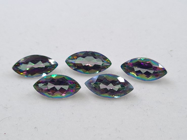 il fullxfull.3213799913 fspl scaled Mystic Topaz Faceted Marquise Loose Gemstones in 6x3mm and 12x6mm for Jewellery Making