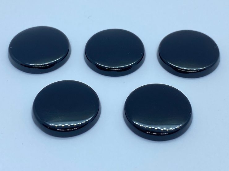 il fullxfull.3216850104 hpjc scaled Black Onyx Single Bevel Buff Top (SBBT) Round Shape Loose Gemstones In Sizes Ranging From 7mm To 16mm For Jewellery Making