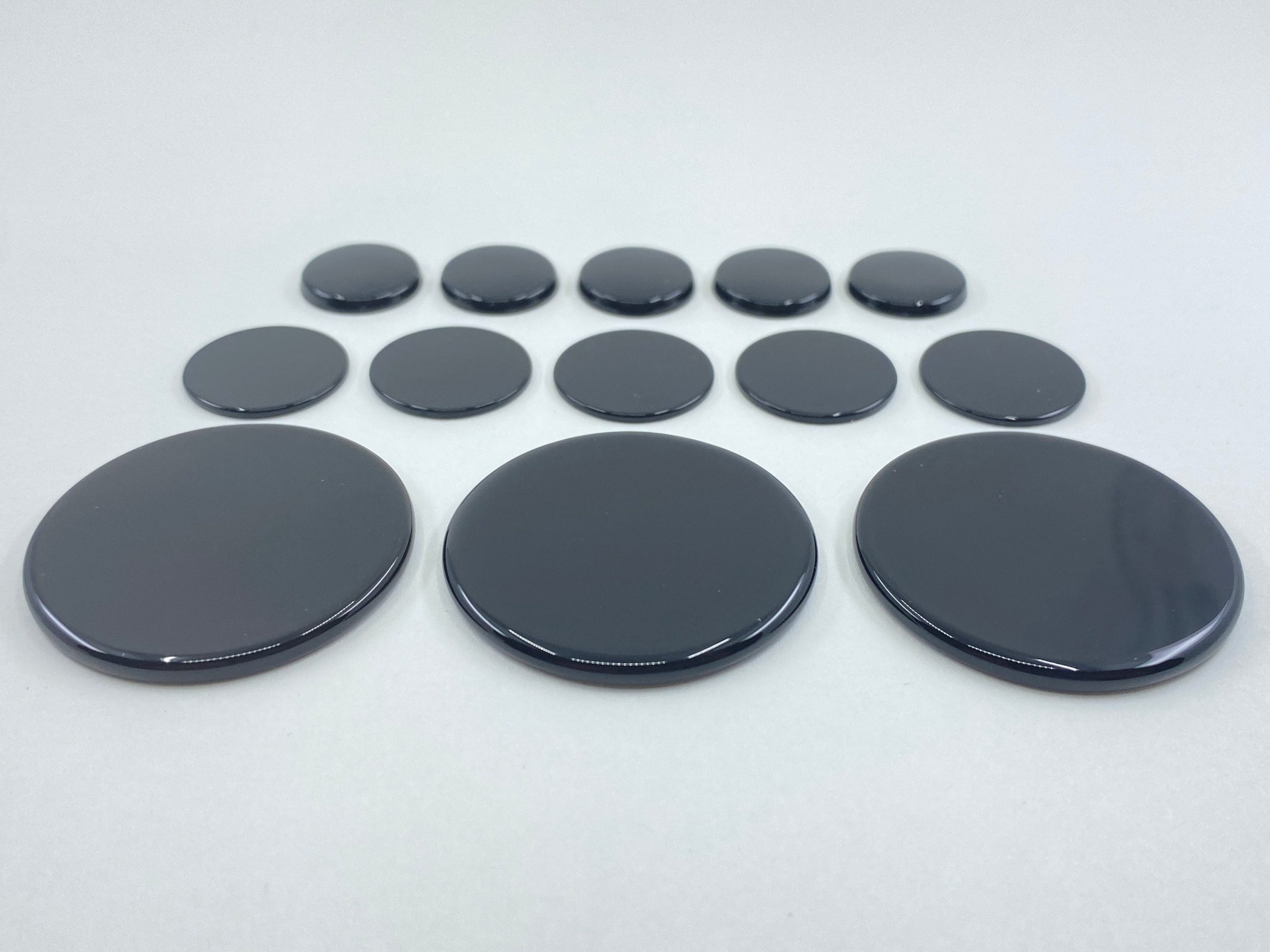 il fullxfull.3221587890 bbpw scaled Flat Black Onyx Round Shape Loose Gemstone Coins In 16.5mm, 19.3mm, 32.5mm For Jewellery Making