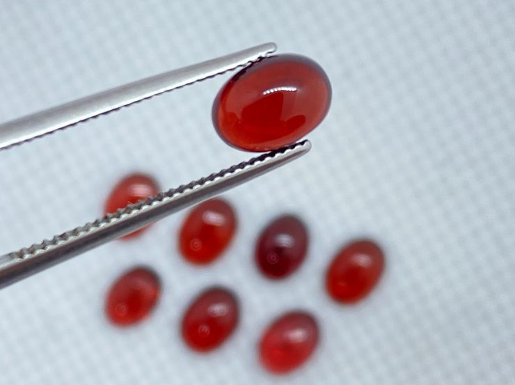 il fullxfull.3222684515 qobg scaled Garnet (Mozambique) Cabochon Oval Shape Loose Gemstones in 6x5mm & 7x5mm for Jewellery Making