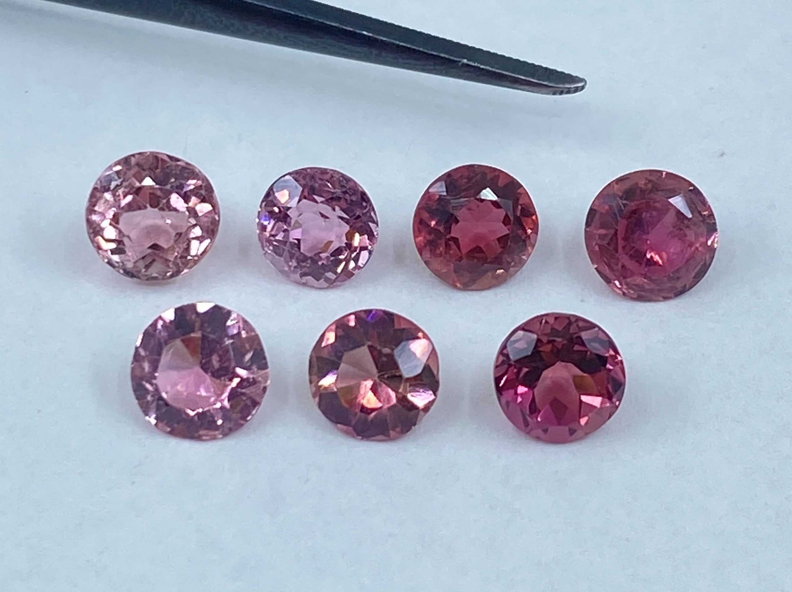 il fullxfull.3223098453 g1kc scaled Pink Tourmaline Faceted Round Gemstones in Assorted Sizes from 2mm to 4.75mm for Jewellery Making