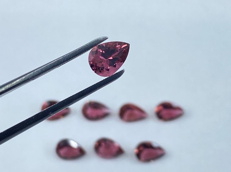 il fullxfull.3223158069 ldrp scaled Pink Tourmaline Faceted Pear Shape Loose Gemstones in 4x3mm and 6x4mm for Jewellery Making