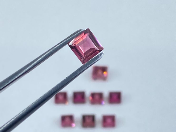 il fullxfull.3224797375 m0ug scaled Pink Tourmaline Faceted Square Shape Loose Gemstones in 3mm for Jewellery Making