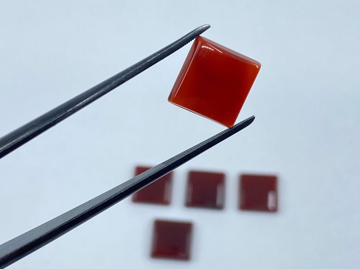 il fullxfull.3225234721 rrt6 scaled Flat Red Carnelian SBBT Square Shape Gemstones in 6mm for Jewellery Making