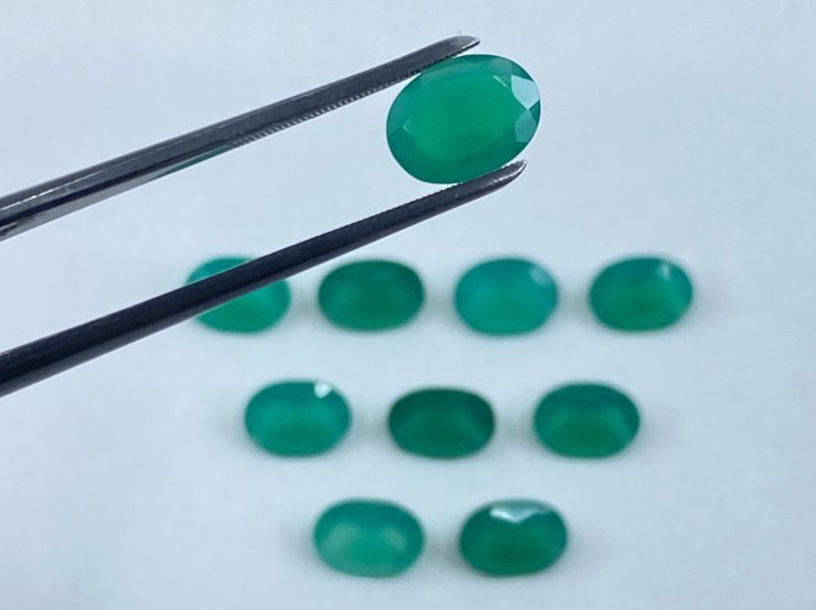 il fullxfull.3225300051 rn4v scaled Green Agate Faceted Oval Shape Gemstones in Assorted Sizes from 4x3mm to 18x13mm for Jewellery Making