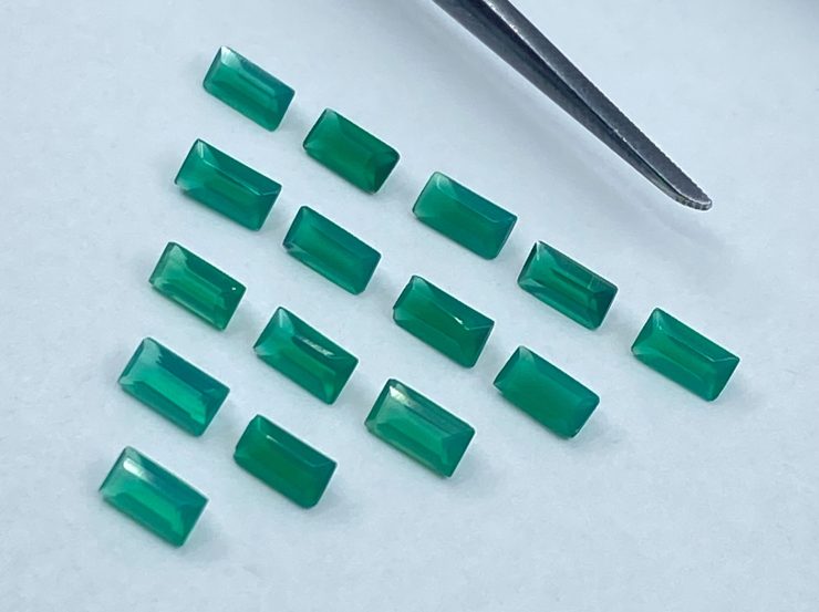 il fullxfull.3225320133 j9ea scaled Faceted Green Agate Baguette Shape Gemstones in 4x2mm for Jewellery Making