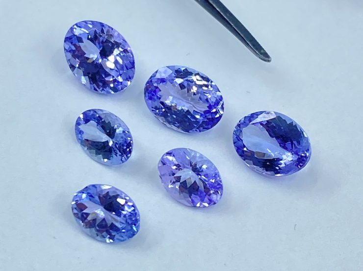 il fullxfull.3225453763 9mu0 scaled Tanzanite Faceted Oval Shape Loose Gemstones in Assorted Sizes from 4x3mm to 8x6mm for Jewellery Making