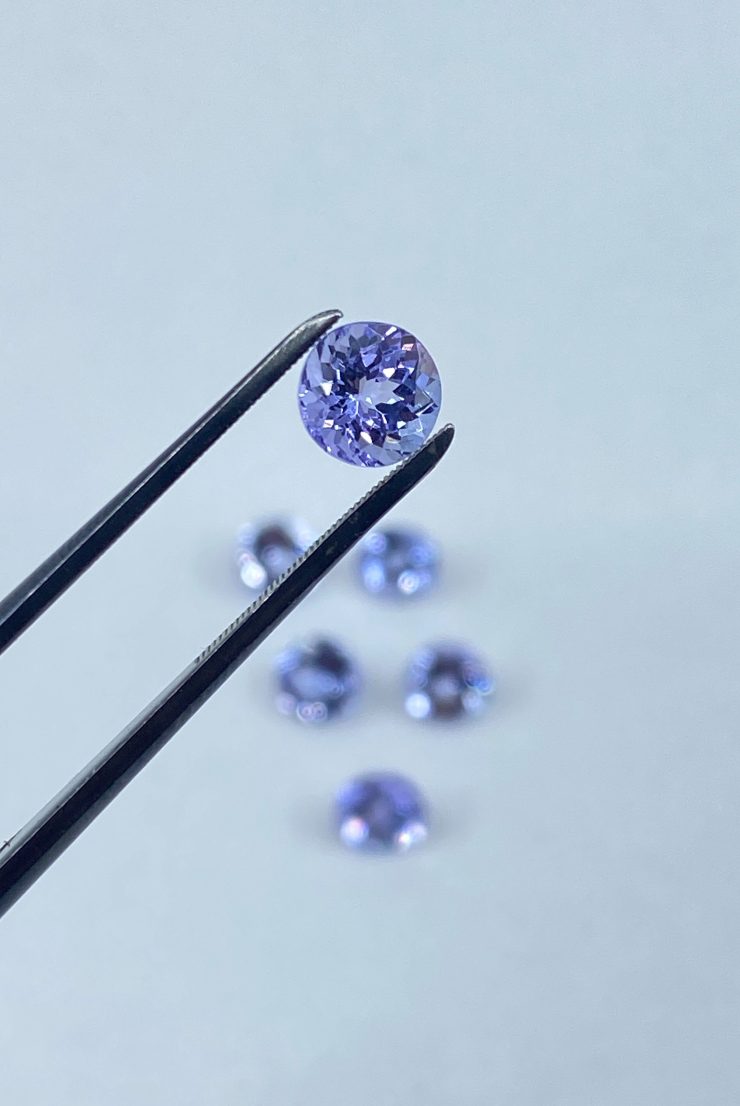 il fullxfull.3225470285 oq11 scaled Tanzanite Faceted Round shape Loose Gemstones in Assorted Sizes from 2.25mm to 6mm for Jewellery Making